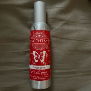 DENTED Tinsel Berry Scentsy Room Spray